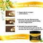 Cera de Abejas Natural Para el Cuidado de Muebles de Madera, Resistente Al Agua y A La AbrasióN,100 g Con Esponjas (Limón)