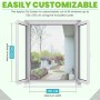 Pantalla Mosquitera Universal Apalus, Malla Lavable, Red Ajustable, Tamaño de la Ventana DIY - Protección contra Mosquitos y