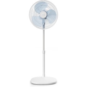 Rowenta Essential+ Quiet Standing Fan – Automatic Oscillation, 3 Speeds, Air Flow 55 m³/min, Height Adjustable up to 140 cm, Low