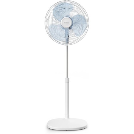 Rowenta Essential+ Quiet Standing Fan – Automatic Oscillation, 3 Speeds, Air Flow 55 m³/min, Height Adjustable up to 140 cm, Low