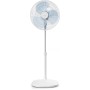 Rowenta Essential+ Quiet Standing Fan – Automatic Oscillation, 3 Speeds, Air Flow 55 m³/min, Height Adjustable up to 140 cm, Low