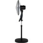 Rowenta Essential+ Quiet Standing Fan – Automatic Oscillation, 3 Speeds, Air Flow 55 m³/min, Height Adjustable up to 140 cm, Low