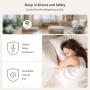 Epochglo Ceiling Fan with Light, 80 cm, 3000 K-5000 K, Adjustable, 7 Speeds, Reversible Blades, 2200LM Ceiling Fan and Control,