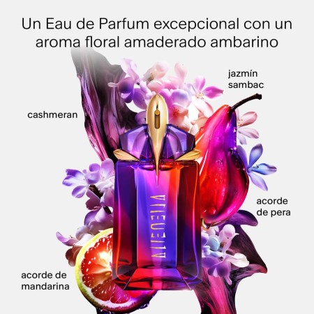 MUGLER Alien Hypersense, Eau de Parfum, Perfume de Mujer, Fragancia Afrutada, Amaderada y Floral, Hipermoderna e Hiperfemenina,