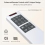 Epochglo Ceiling Fan with Light, 80 cm, 3000 K-5000 K, Adjustable, 7 Speeds, Reversible Blades, 2200LM Ceiling Fan and Control,