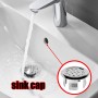 Cubierta de desagüe para lavabo, anillo de rebosadero para lavabo, repuesto para orificio de desbordamiento, orificio de