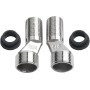 Zilimontt Grifo ajustable de 40 grados para montar en la pared, adaptador de llave de esquina con tornillo excéntrico, cobre
