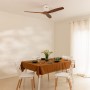 CREATE / WINDCALM/Ceiling fan white with light wood blades with Wi-Fi and control/40W, silent, Ø132 cm, 6 speeds, timer,