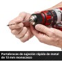Einhell Taladro percutor sin cable TE-CD 18/48 Li-i (2x2,0 Ah) Power X-Change (iones de litio, incluye función de taladro de
