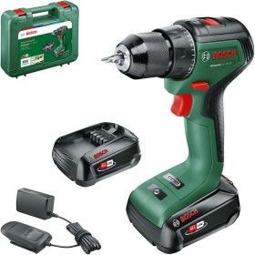 Bosch Home and Garden atornillador a batería UniversalDrill 18V-60 (2 baterías de 2,0 Ah, sistema de 18 V, en maletín de