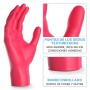 ARNOMED Guantes nitrilo talla XS, amarillo, guantes de nitrilo, 200 unidades (2 cajas), guantes nitrilo desechables sin polvo,