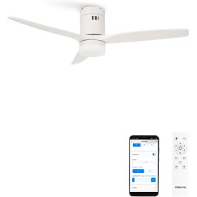 CREATE / WINDCALM/Ceiling fan with white light with Wi-Fi and remote control/40W, silent, Ø132 cm, 6 speeds, 3 light