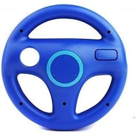 AMEEGO GN-006 - Soporte para volante con diseño de Mario Kart Racing para mando de juegos Wii (azul oscuro)
