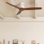 CREATE / WINDCALM/Ceiling fan with white light with Wi-Fi and remote control/40W, silent, Ø132 cm, 6 speeds, 3 light