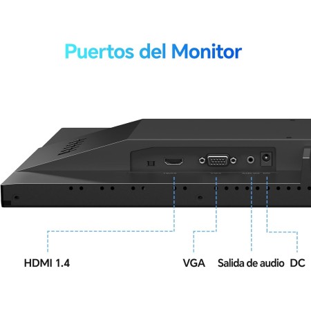 KOORUI E2711F 27" Full HD Monitor, Pantalla PC Ultra Fina y Ligera (100Hz, IPS, 5ms, 1080P, 99% SRGB, Eye Care, Adaptive Sync,