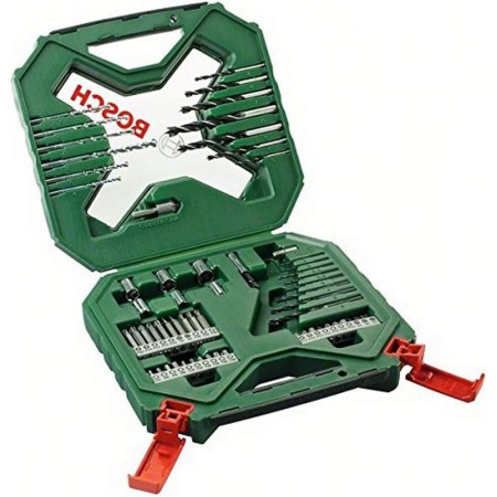 Bosch 34 uds. Set de puntas de atornillar y brocas X-Line (para madera, mampostería y metal, accesorios para taladro y