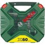 Bosch 34 uds. Set de puntas de atornillar y brocas X-Line (para madera, mampostería y metal, accesorios para taladro y