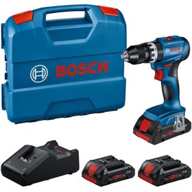 Bosch Professional 18V System taladro percutor a batería GSB 18V-45 (velocidad de giro de 1900 rpm, incl. 3 baterías ProCORE de