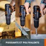 WORX Taladro percutor 20V | PowerShare |WX370.9 | No incluye baterías ni cargador | Ligero y compacto | Portabrocas 13mm | 2