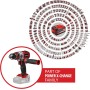 Einhell Professional Taladro con battería TP-CD 18/80 Li BL-Solo Power X-Change (1V, sin escobillas, 80 Nm, portabrocas de 13