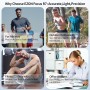 EZON Reloj deportivo GPS para correr con monitoreo de frecuencia cardíaca de precisión, seguimiento GNSS de doble banda y diseño