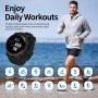 EZON Reloj deportivo GPS para correr con monitoreo de frecuencia cardíaca de precisión, seguimiento GNSS de doble banda y diseño