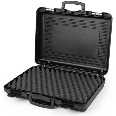 Wanapix | Maletín de Herramientas Vacío | Maletín Rígido con Espuma | Caja para Herramientas/Taladro/Utensilios | Negro XL - 47