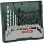 Mannesmann M29166 - Maletín con juego de llaves de vaso y puntas de destornillador (130 piezas) & Bosch Mini X-Line - Set de 15
