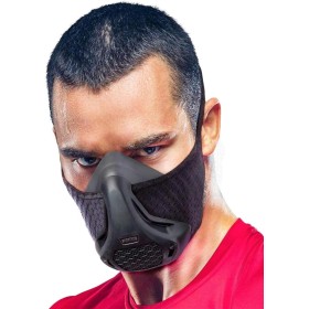 Máscara de entrenamiento, máscara de entrenamiento de altitud,Máscara de entrenamiento, 25 niveles de resistencia respiratoria,