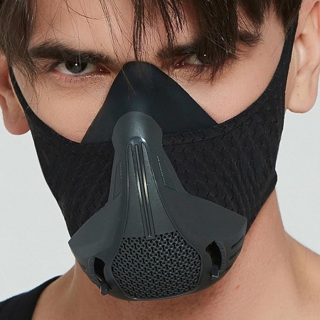Máscara de entrenamiento, máscara de entrenamiento de altitud,Máscara de entrenamiento, 25 niveles de resistencia respiratoria,
