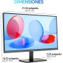 KOORUI E2711F 27" Full HD Monitor, Pantalla PC Ultra Fina y Ligera (100Hz, IPS, 5ms, 1080P, 99% SRGB, Eye Care, Adaptive Sync,