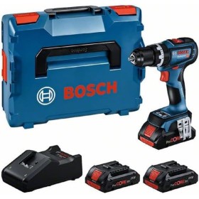 Bosch Professional 18V System taladro percutor a batería GSB 18V-90 C (2100 rpm, Brushless, incl. 3 baterías de ProCORE 4,0 Ah,