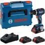 Bosch Professional 18V System taladro percutor a batería GSB 18V-90 C (2100 rpm, Brushless, incl. 3 baterías de ProCORE 4,0 Ah,