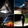 Blukar Linterna LED Recargable, 2000L Super Brillante con 4 Modos, Linterna Táctica de Aluminio Enfoque Ajustable - Ultra