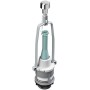 Roca A822502200 Mecanismo de descarga simple con 4 pulsadores, Blanco