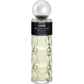 PARFUMS SAPHIR Armonía negro, Eau de Parfum con vaporizador para Hombre, 200 ml, Negro