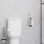 Ibergrif MK34052B Portarrollos Baño para Papel Higiénico, Portarrollos Baño Autoadhesivo, Soporte Colgador, Acero Inoxidable,