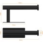 Ibergrif MK34052B Portarrollos Baño para Papel Higiénico, Portarrollos Baño Autoadhesivo, Soporte Colgador, Acero Inoxidable,
