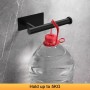 Ibergrif MK34052B Portarrollos Baño para Papel Higiénico, Portarrollos Baño Autoadhesivo, Soporte Colgador, Acero Inoxidable,