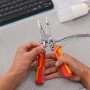 DAOZUL Pelacables Electricista, Pelacables con Comprobador de Tensión, Alicates Pelacables, Pelado de Cables, 9 en 1 Pelacables