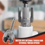 Pipe Threader, Manual Threading Tool,1.3 Inches Nipple Extractor, Tap Die Set, Machine Hole, Wire Cable, Hose Fitting, Patio,