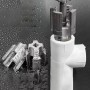 Pipe Threader, Manual Threading Tool,1.3 Inches Nipple Extractor, Tap Die Set, Machine Hole, Wire Cable, Hose Fitting, Patio,