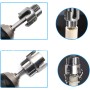 Pipe Threader, Manual Threading Tool,1.3 Inches Nipple Extractor, Tap Die Set, Machine Hole, Wire Cable, Hose Fitting, Patio,