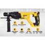DEWALT DCH133N-XJ - Martillo perforador inalámbrico 18 V, con tecnología XR, SDS plus, potencia de 18V, 2.6J de energía de