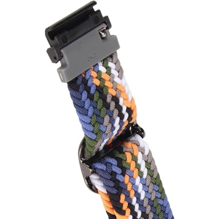 Nylon Watchband Band de reemplazo Ajustable Sport Correa Transpirable para Fenix ​​7s para 6s para 5s (Red Black)
