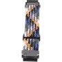 Nylon Watchband Band de reemplazo Ajustable Sport Correa Transpirable para Fenix ​​7s para 6s para 5s (Red Black)