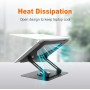 GRIFEMA GB1050 Soporte Portátiles Mesa Plegable Ventilado con Base Giratoria, Elevador Portatil Altura Ajustable, Compatible con