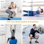 Gritin Bandas Elásticas Fitness, Bandas de Resistencia, Set de 5 Cintas Elásticas Fitness y Musculación de Látex Agradable a la