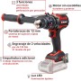 Einhell Professional Taladro percutor con batería TP-CD 18/120 Li-i BL-Solo Power X-Change (18 V, sin escobillas, 120 Nm, func.