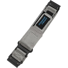 Correa de Reloj de Nylon, Cinturón de Reemplazo de Nylon Transpirable Compatible con 26 Mm para el Reloj Deportivo (Grey)